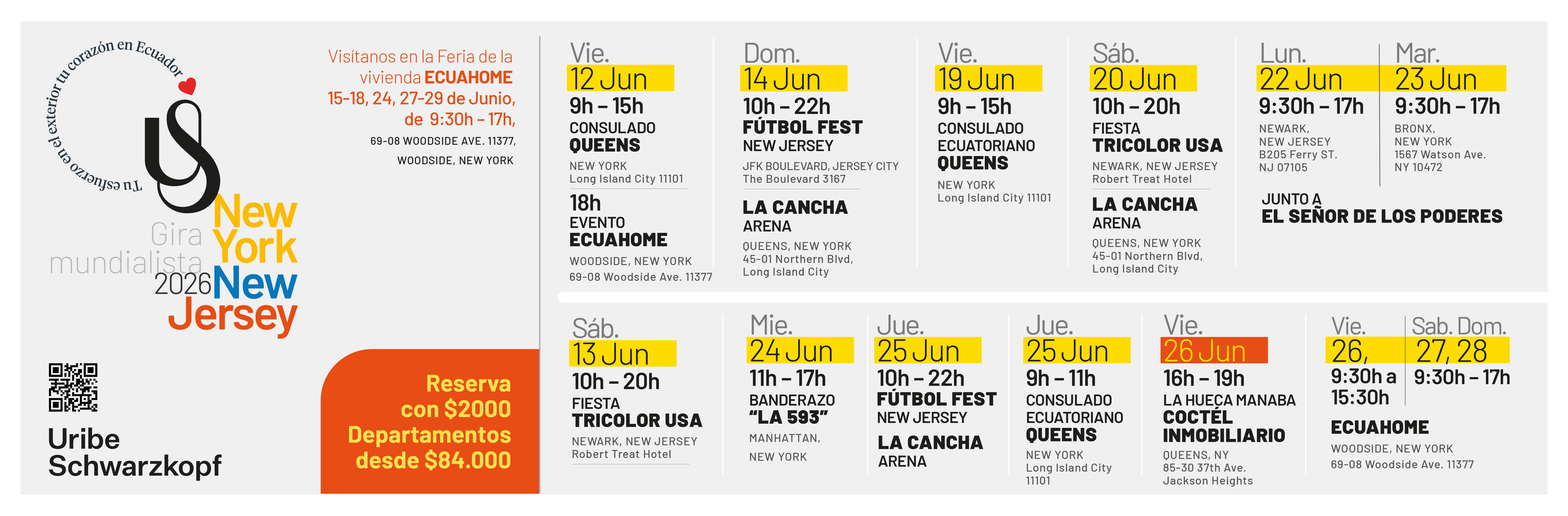 Eventos NY Junio 2026
